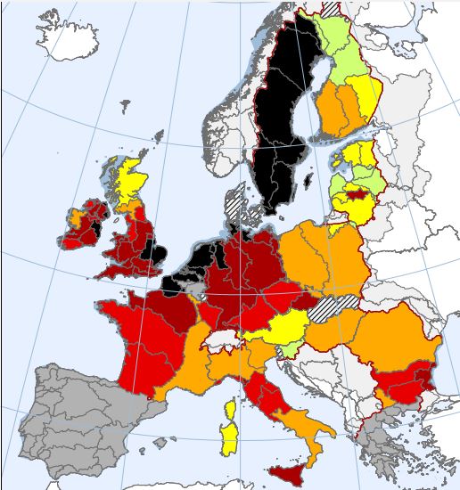 Carte pollution eaux de surface Europe.JPG